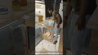 Folding Step Stool That Pulls Out From a Cabinet
