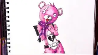 How To Draw Cuddle Team Leader (Fortnite)