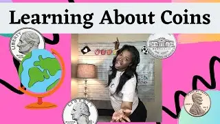Identifying and counting coins for 1st grade, distance learning, virtual learning
