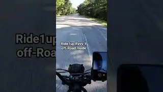 Ride1up revv 1 E-bike off road mode #ebike #fun #spacemanonwheels #wow