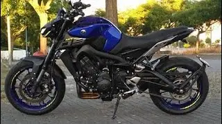 Teste ride mt09 موطور كيكابري بوحدو