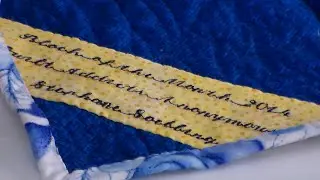 How to make a quilt label