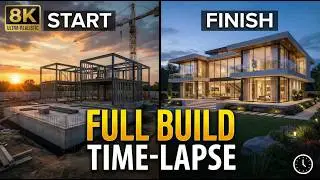 Building a Dream Mansion from Scratch in 20 Seconds! 🏗️