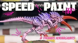 Speed Paint your Swarm: 8 Tyranids Hormagaunts in just 1 day (English)