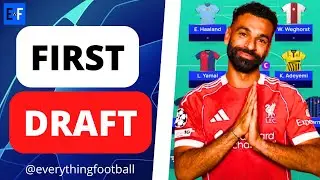 UCL FANTASY FIRST DRAFT! LAST SEASON'S RANK 700th | Champions League Fantasy Tips 2025/26