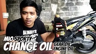 Yamaha Mio Sporty: How to Change Oil | Engine Oil | Gear Oil |