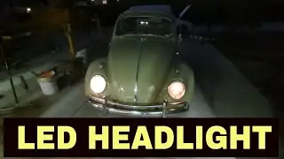 6v LED HEADLIGHT conversion FAIL?