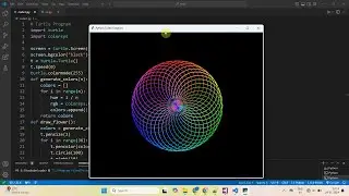 Creating a Simple Drawing with Python Turtle #PythonTurtle