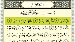 𝐒𝐔𝐑𝐀𝐇 𝐀𝐑-𝐑𝐀𝐇𝐌𝐀𝐍 (سورہ الرحمن) 𝐇𝐞𝐚𝐫𝐭 𝐓𝐨𝐮𝐜𝐡𝐢𝐧𝐠 𝐑𝐞𝐜𝐢𝐭𝐚𝐭𝐢𝐨𝐧 📚🎧🤍