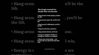 Your Circle Shapes Your Future Choose Wisely