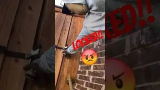 How do you deal with clients' locked gates? #lawncare #lawn #mowing #lawnmaintenance #echo