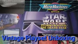 Unboxing A Vintage MicroMachines Star Wars Playset