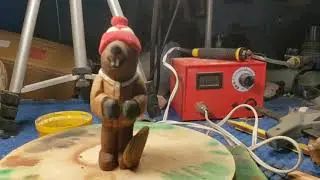 More beaver pranks power carving, dremel,whittling
