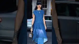 Rihanna 's blue fashion style #celebrity #fashion #icon