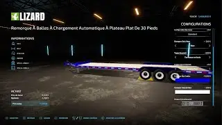 FS 22 : Mod Plateau de remorque &agrave; chargement automatique de 30 pieds