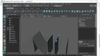 Maya2016 basic: Maya: присоединение поверхностей друг к другу