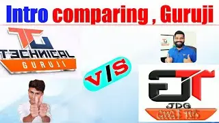 Technical guruji vs jdg google tips | technical guruji jaisa intro kaise banaye | how to make intro