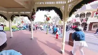 Wife and I stalking tables in #magickingdom and #caseyscorner the week before xmass.