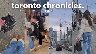 toronto chronicles 💌 shopping vlog, new lunch spot, clothes haul, going to brandy melville & more!