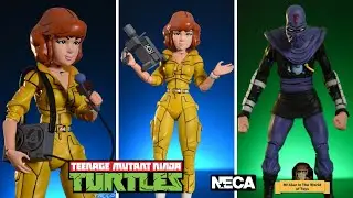 NECA представила первый взгляд на фигурки Черепашек-ниндзя Эйприл О&rsquo;Нил и солдата клана Фут.