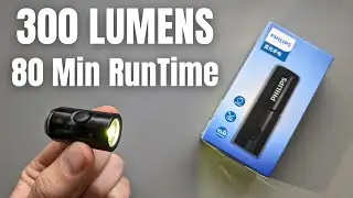 The Best Small EDC Flashlight is Only $5 - Philips SFL1126  ( Review & Brightness Test )