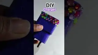 making cute charge☺️ #diy #charger #craftartpooja #cutediy #crafts