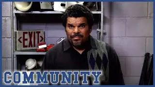 Dean Pelton Shows Luis Guzm&aacute;n His Work | Community | Documentary Filmmaking: Redux Clip