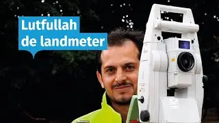 Lutfullah zet zijn job als landmeter verder bij Stad Gent