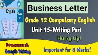 Business Letter/Grade 12 English/Teach Nepal
