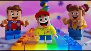 Roblox Tiny Builder Fell in the Obby | Fun Nursery Rhyme | Kids Songs