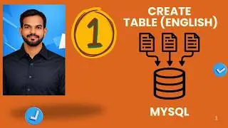 #1 MYSQL CREATE TABLE (ENGLISH)
