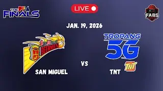 Live Now! SAN MIGUEL vs TNT TROPANG 5G | PBA FINALS | JANUARY 19, 2026