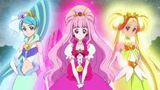 Go！プリンセスプリキュア 第29話 予告 「ふしぎな女の子？受けつがれし伝説のキー！」 (2015-2016) (@Pretty Trad)