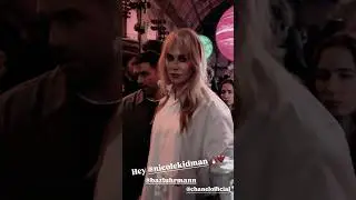 Николь Кидман на показе мод Chanel в Париже, Франция. #nicolekidman