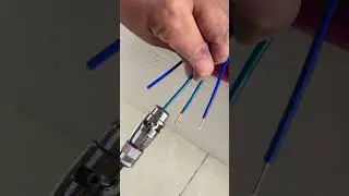 Hand drill stripping wire is efficient and fast #tools