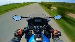Quick Ride with New Exhaust | Sound Check | Suzuki GSX-R 125 |  Hurric TEC One [4K]