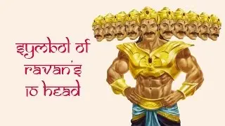 symbol of ravan&rsquo;s 10 heads