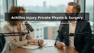 Achilles Injury Private Physio & Surgery
