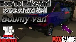 How To Make And Save A Modded Bail Enforcement Van In GTA ONLINE (4K HIGH DEFINITION)