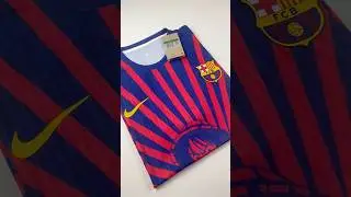 Barcelona Club 25-26 Season Player Edition Football Jersey Ball, This is the perfect unboxing video