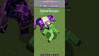 Ender Guardian (Cataclysm) vs Mutant Creeper | Minecraft Mob Battle #Shorts