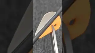 Как быстро починить порванное оперение 🏹! #стрельба из лука #охота из лука #стрелы из лука #охота...