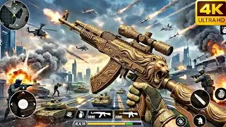 Real Commando FPS Action 🔥 FPS Commando Strike Offline Mission Level 11 - 20