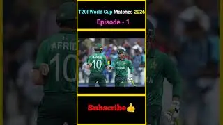 T20I World Cup Matches 2026 Episode - 1 | World Cup Matches Day 1 | #factsmaavalite