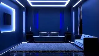 Futuristic sci-fi interior design/Дизайн квартиры в стиле 