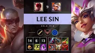 Lee Sin Mid vs Qiyana - EUW Grandmaster Patch 25.13