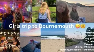 Bournemouth trip!!! Beach vlog, pub, golf etc!