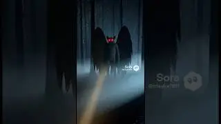 Just now encountered the moth man!! #unsolvedmysteries #mothman