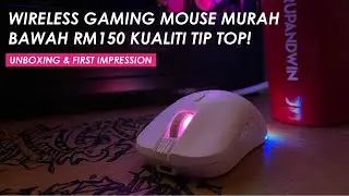 Gaming mouse wireless murah dan perform 2021? (Unboxing Tecware Pulse)
