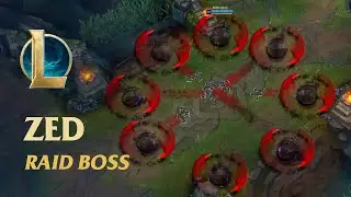 RAID BOSS ZED. Can you survive this?  |  League of Legend game mode concept
